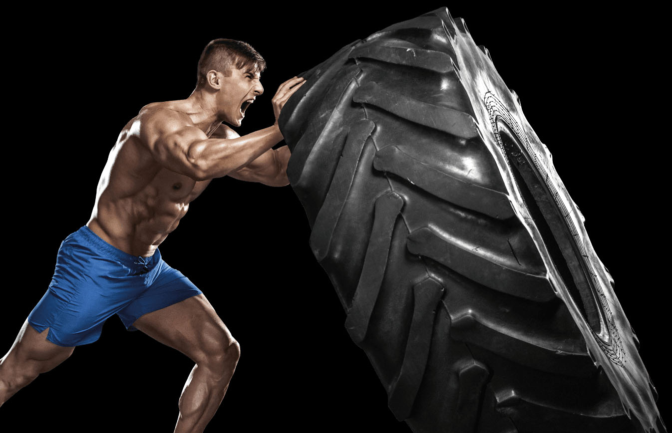 Athlète pulvérisant ses performances avec LE PREWORKOUT.